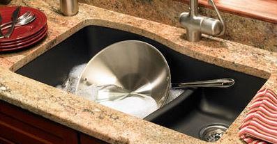 How to clean kitchen sink