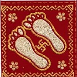 Lakshmi footprints for Diwali decoration