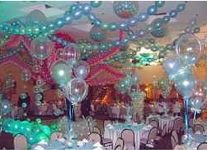 Balloons Themed New Year Party decoration