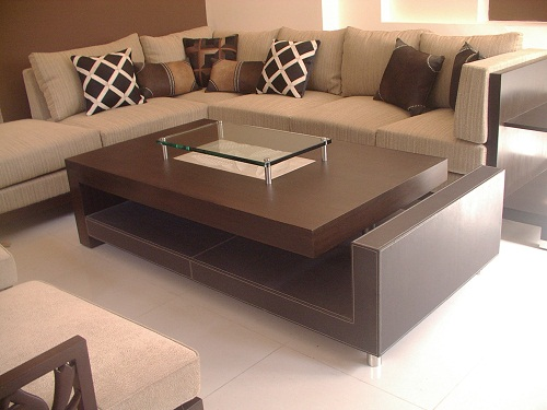 Rectangular center table designs for living room