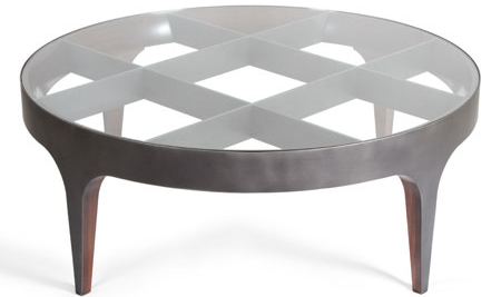 Round center table for living room