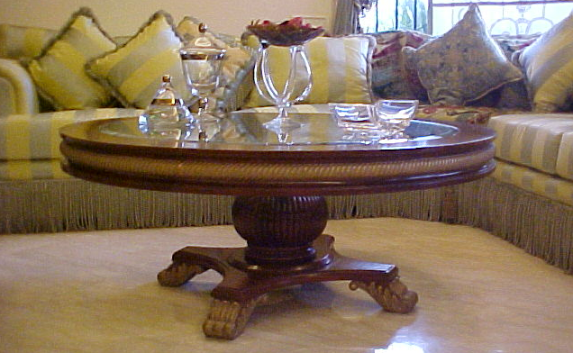 Living room center table design