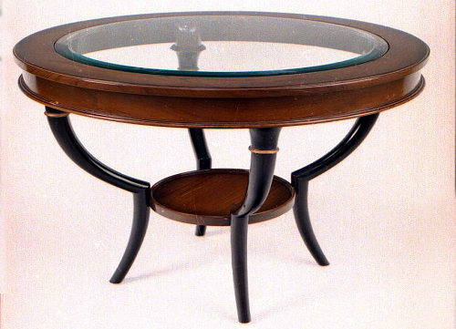 Round coffee table for living room