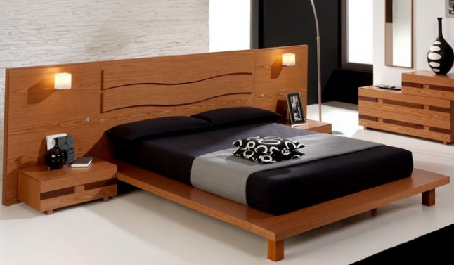 Platform bed for bedroom