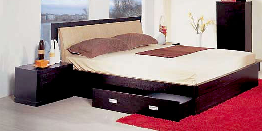 Platform bed for bedroom