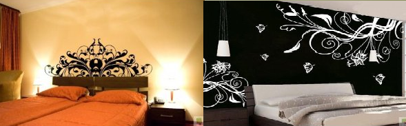 Bedroom wall stickers