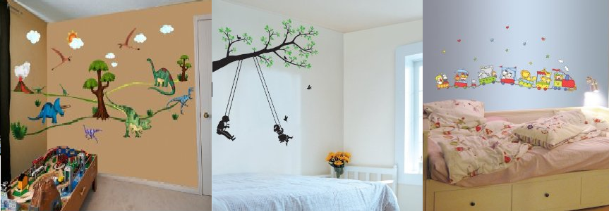 Kids room wall stickers